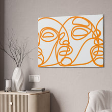 Load image into Gallery viewer, Continuous Yellow Study Motif Canvas Print