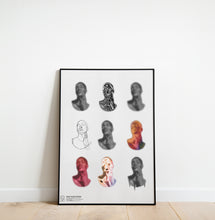 Load image into Gallery viewer, Many Faces. Print