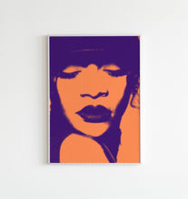 Load image into Gallery viewer, Rihanna Purple Threshold Print
