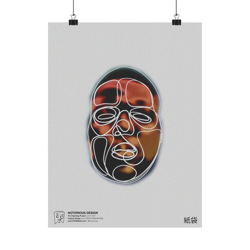 Notorious Motif Print
