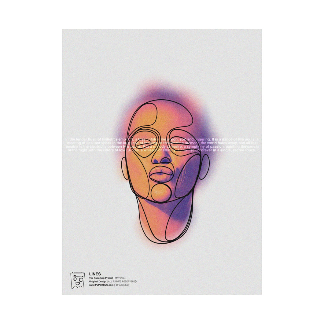 Lines Motif Print