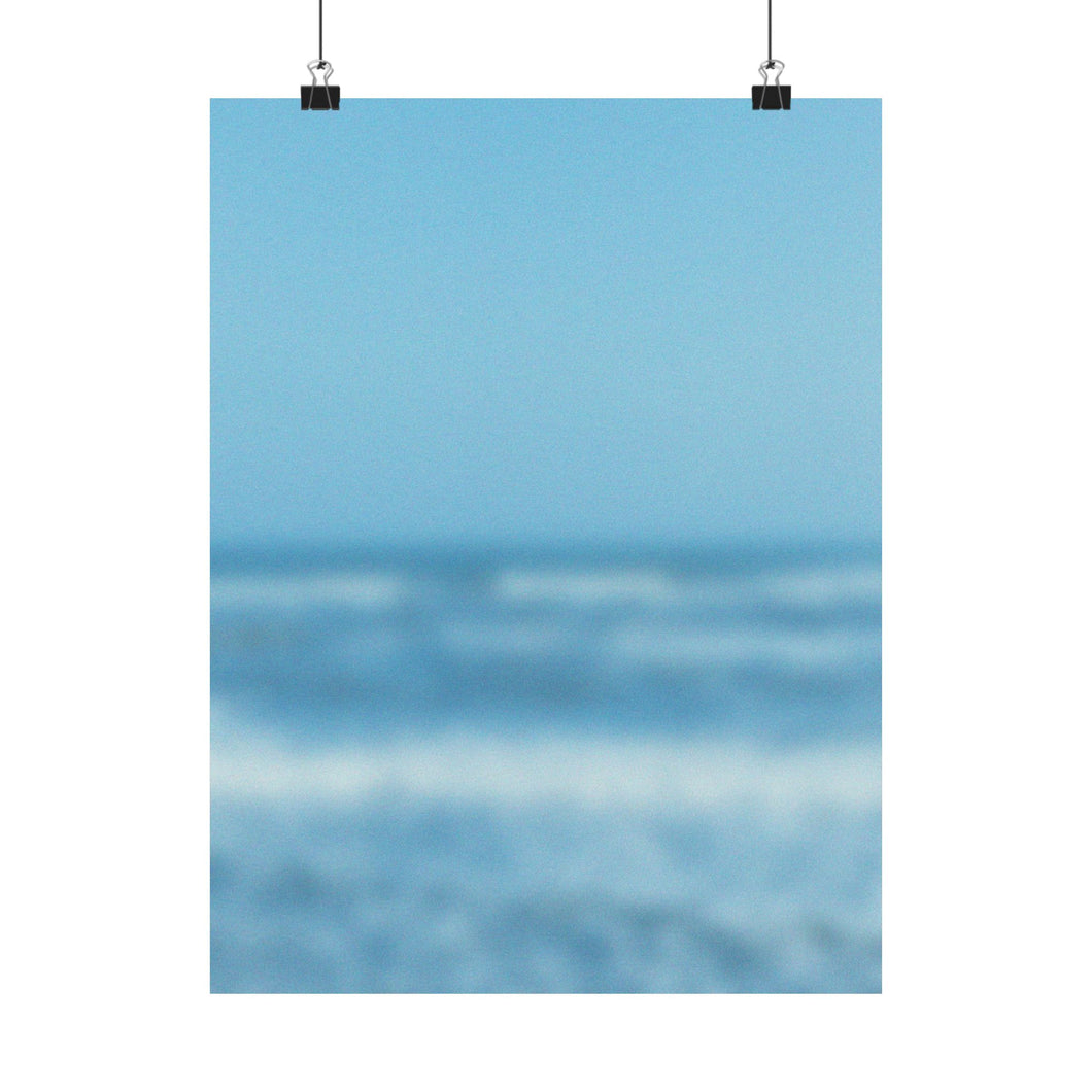 Infinite Blue Gaussian Print