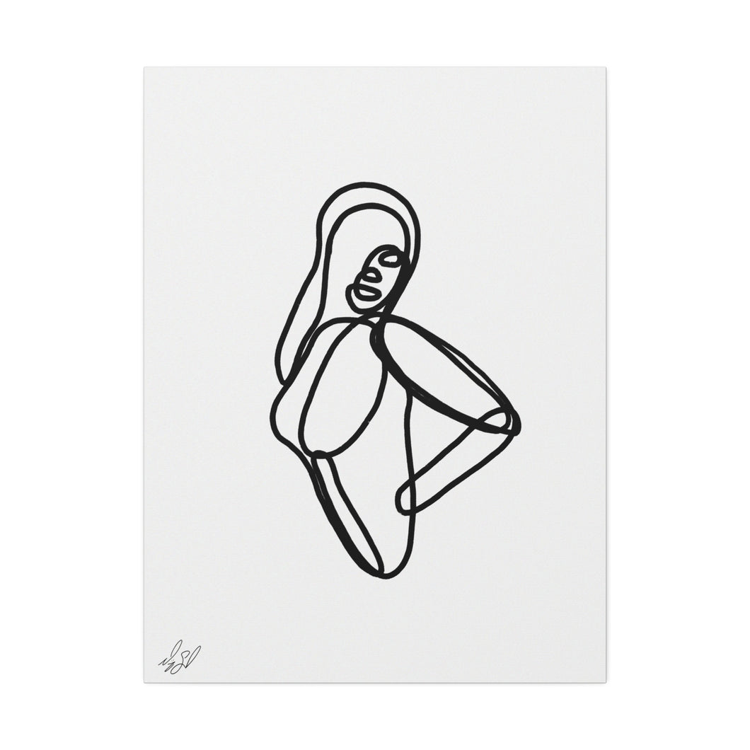 Herself 2 Canvas Print