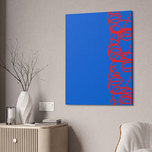 Load image into Gallery viewer, Red Surface Motif Canvas Print
