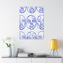 Load image into Gallery viewer, Identity in Blue Motif Canvas Print
