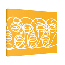 Load image into Gallery viewer, Continuous Yellow Study Motif Canvas Print
