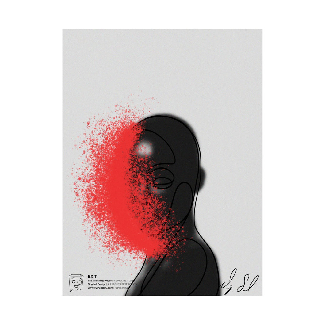 Exit Motif Print