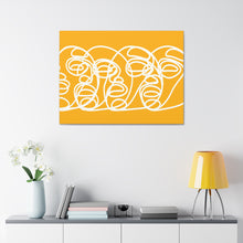 Load image into Gallery viewer, Continuous Yellow Study Motif Canvas Print

