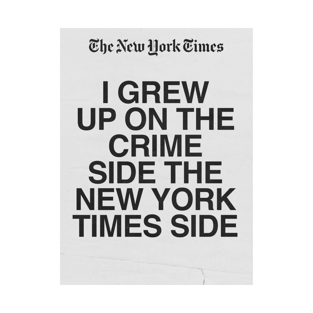 Crime Side Print