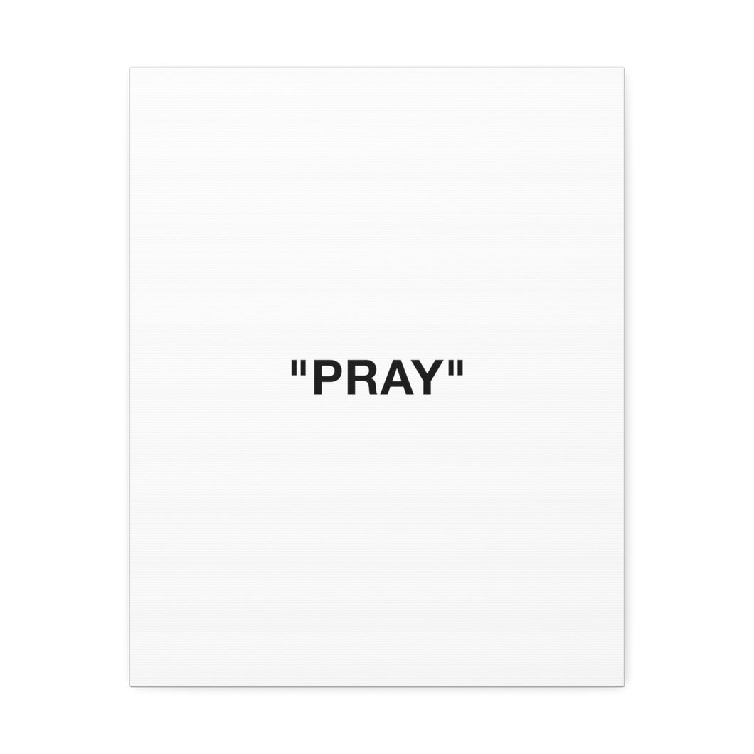 PRAY Canvas Print