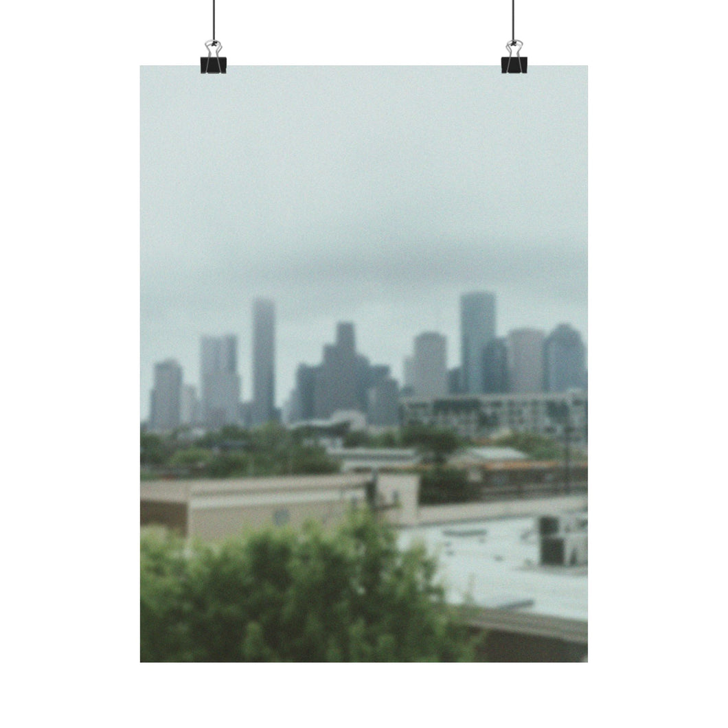 Houston Steel Gaussian Print