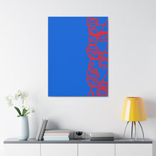 Load image into Gallery viewer, Red Surface Motif Canvas Print
