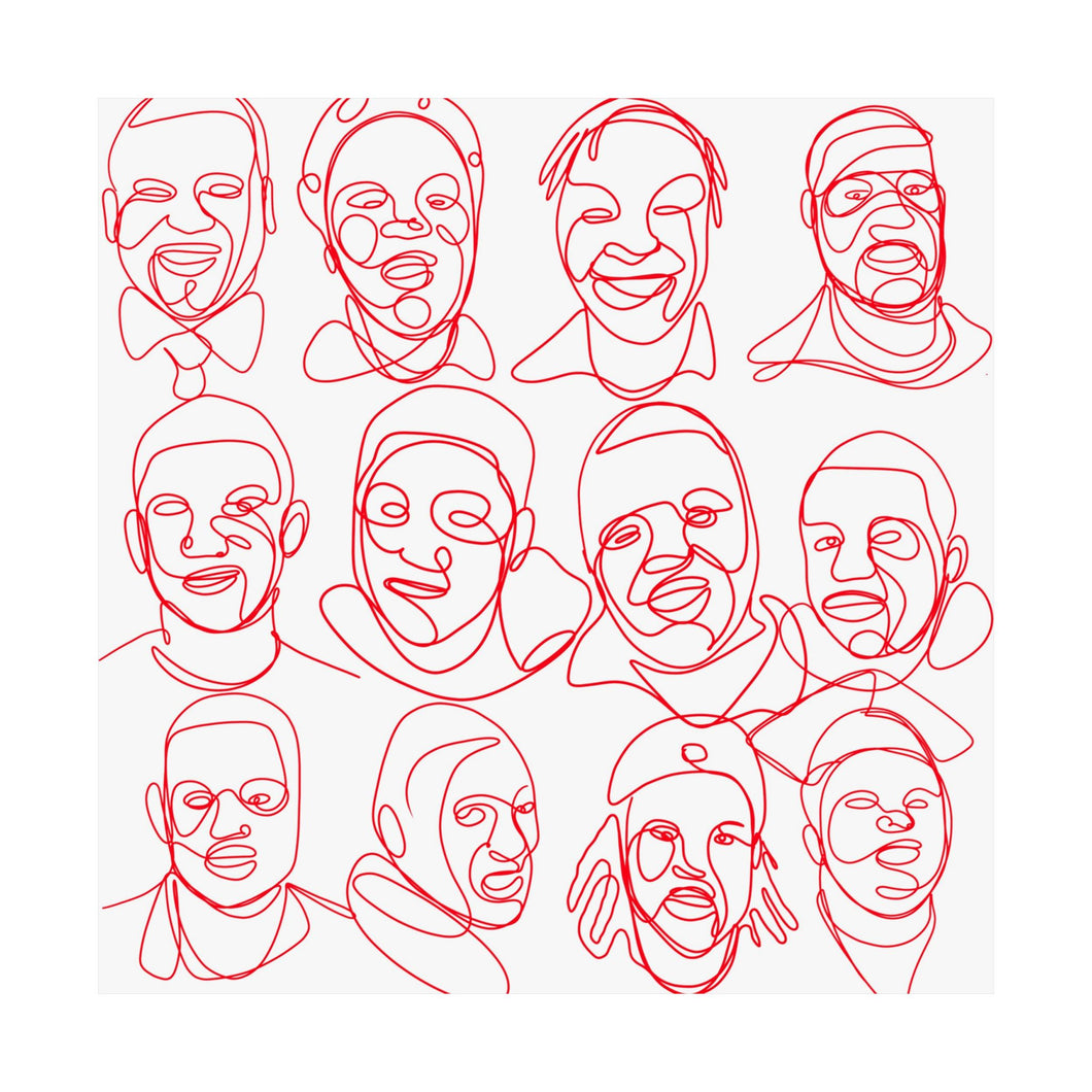 Don't Shoot Motif Print