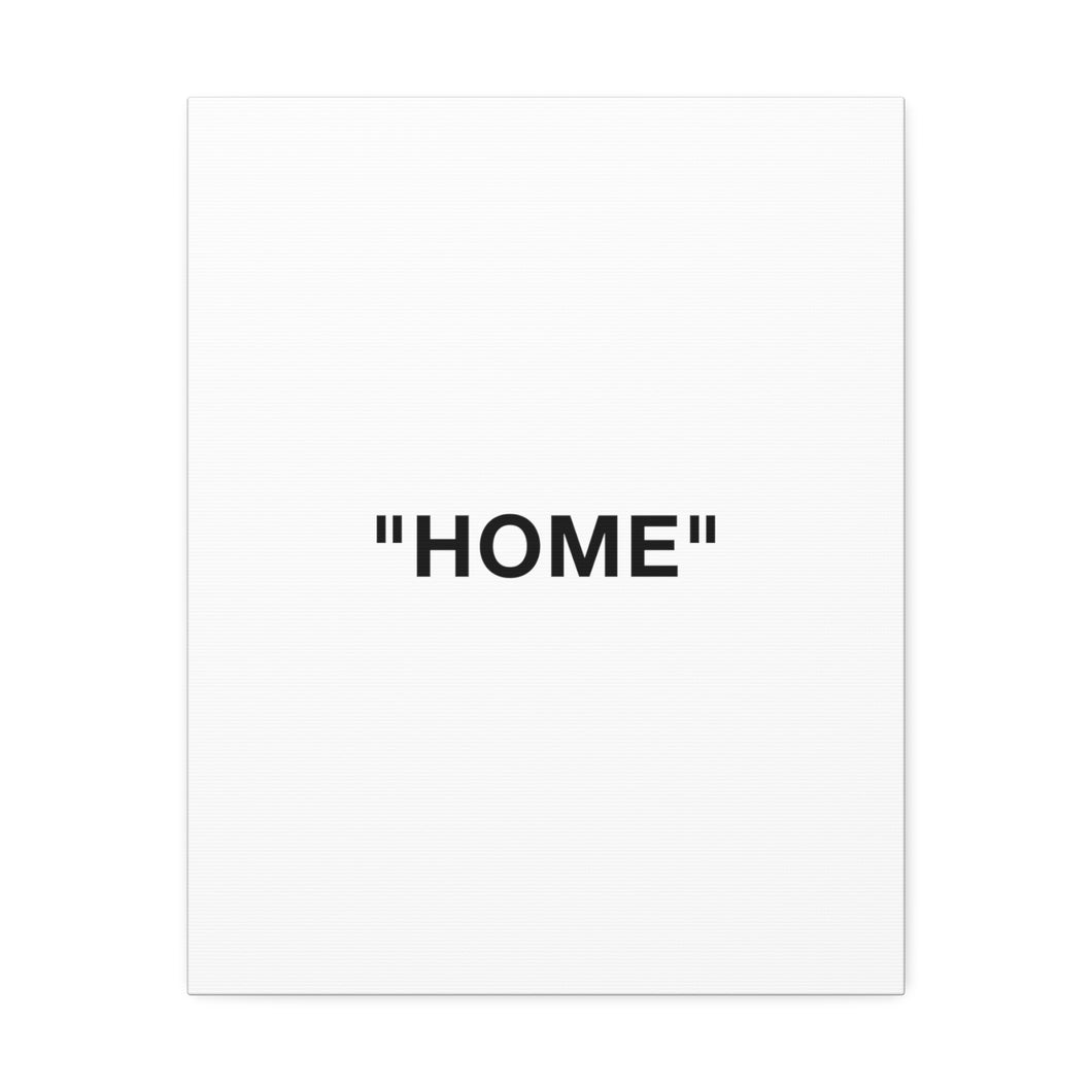 HOME Canvas Print