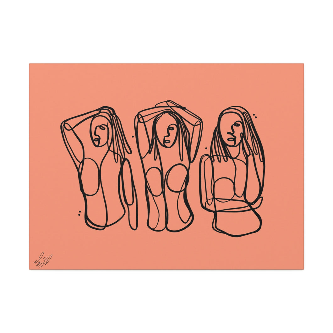 Tres Canvas Print