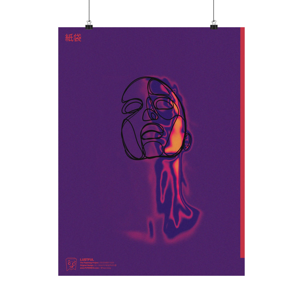 Lustful Motif Print