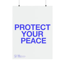 Load image into Gallery viewer, Peace Blue Matte Print
