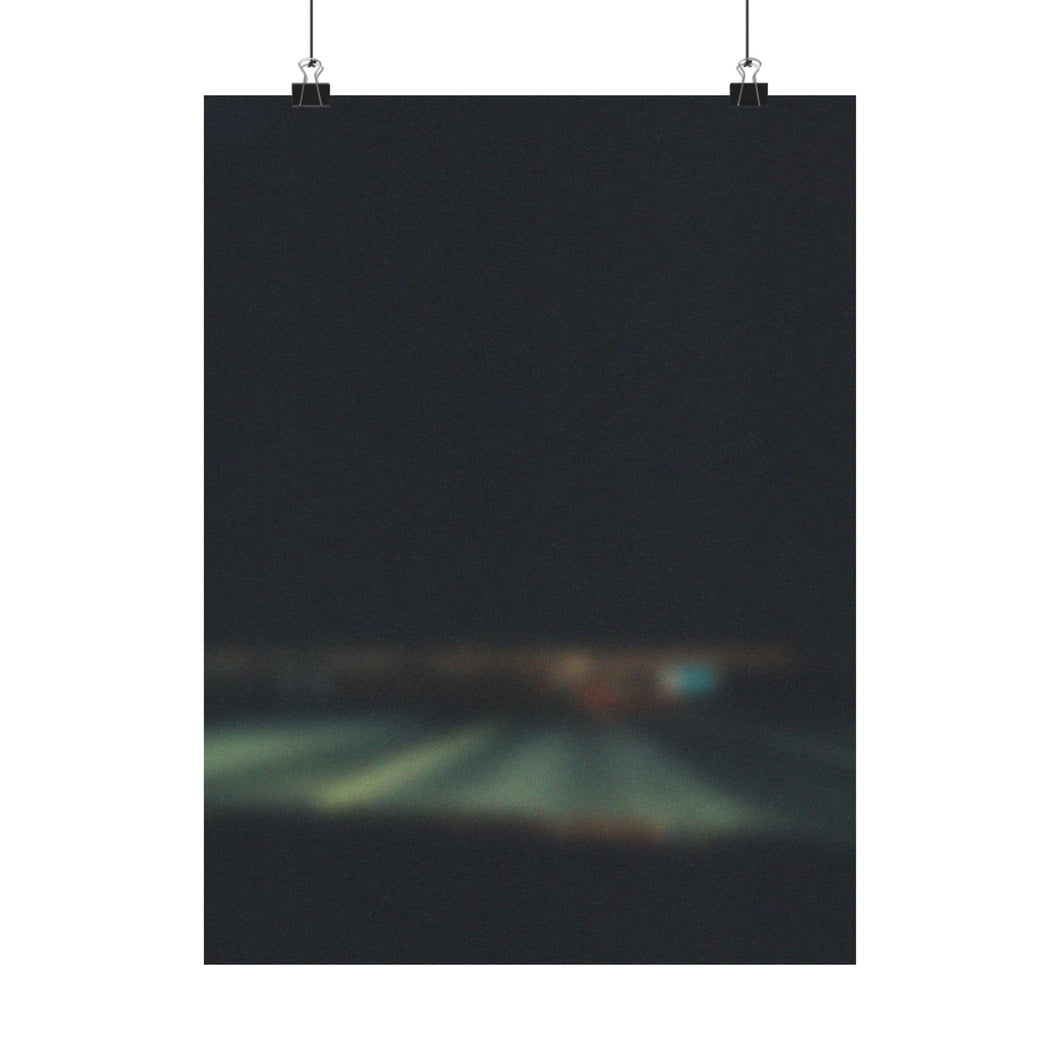 Highway Night Gaussian Print