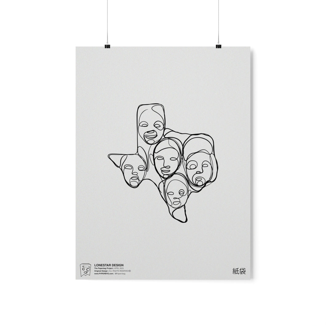 Lonestar Motif Print