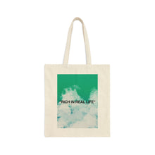 Load image into Gallery viewer, Rich in Real Life Tote Bag
