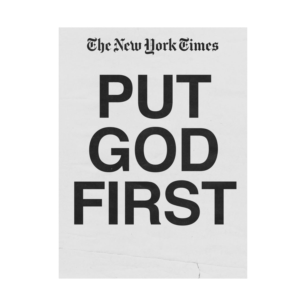GOD first Print