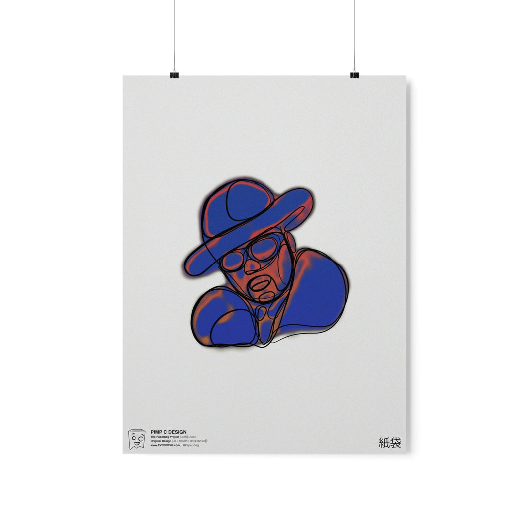 PIMP C Motif Print