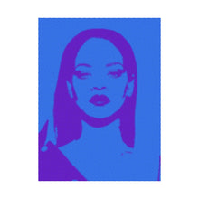 Load image into Gallery viewer, Rihanna Blue Threshold Print
