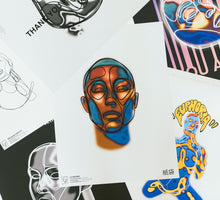 Load image into Gallery viewer, Pharrell Tribute Motif Print

