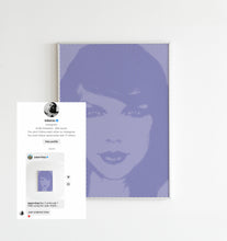 Load image into Gallery viewer, Taylor Swift Sky Blue Threshold Print
