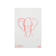 Load image into Gallery viewer, Elephant Motif Matte Print
